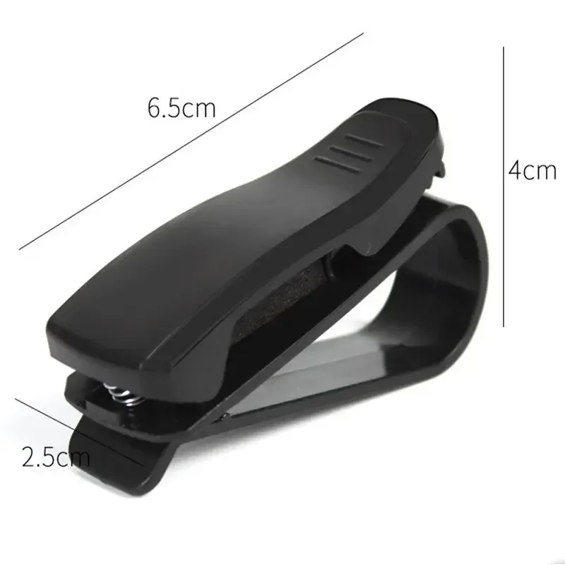Car Auto Sun Visor Glasses Box 2PCS Sunglasses Clip Card Ticket Holder Fastener Pen Case Eyeglasses Clips