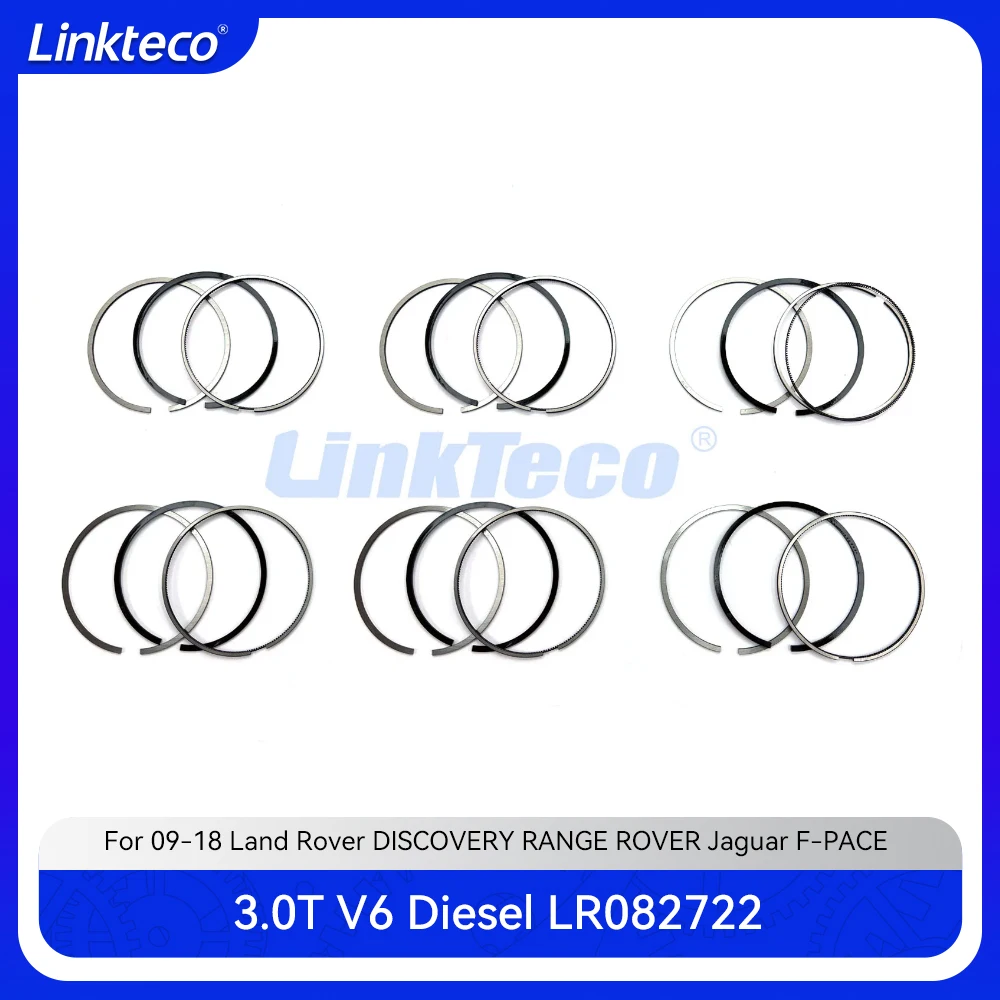 Parte Del Motore Anello Pistone Std + 0.5 Fit 3.0 T 306Dt V6 Diesel Per 09-18 3.0 T Land Rover Discovery Range Rover Jaguar F-Pace Xf Xj