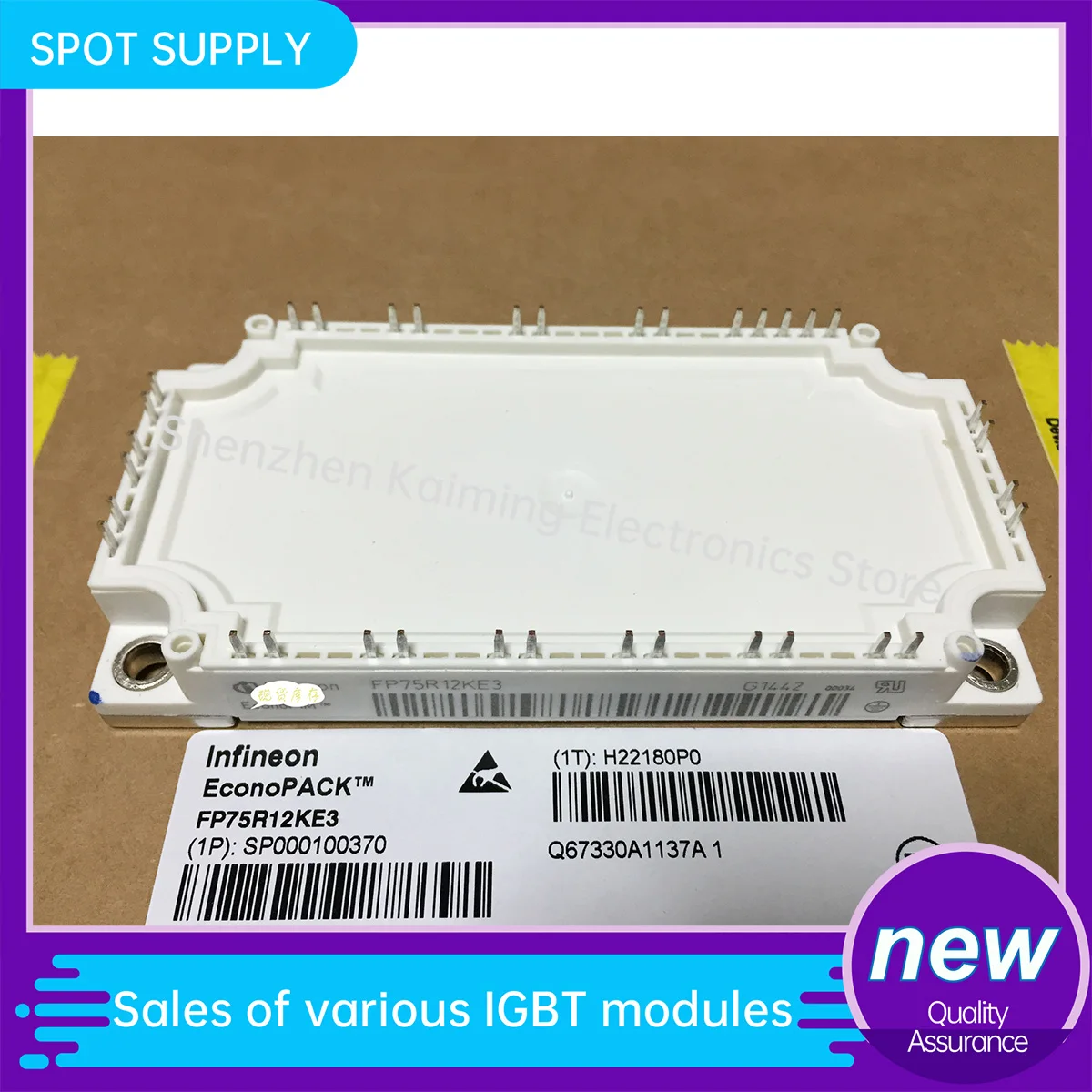 

NEW AND Original Power IGBT MODULE FP50R12KT3 FP75R12KT3 FP75R12KT4-B15 BSM50GP120 FP75R12KE3 in stock