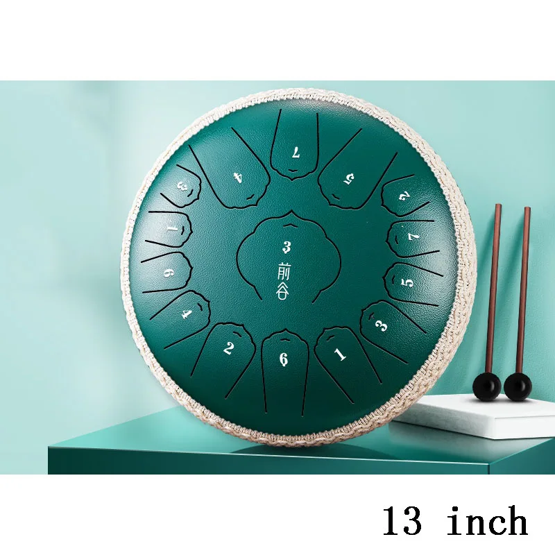 

Professional Tongue Drum for Beginner, Children's Drum, Musical Instrument, Percussion Instrument, 15 Tone, 13 Inch, 14 Inch