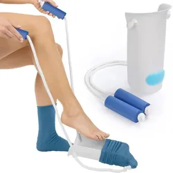 Sock Aid Kit - Easy On/Off Stocking Slider & Portable Sock Helper Tool (2 - Pack) (1 Set)
