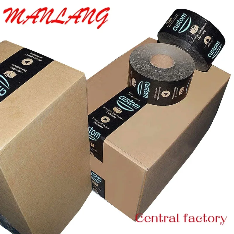 

Custom 2023 New Eco Friendly Custom Logo Printed Biodegradable Water Activated Self Adhesive Kraft Paper Gummed Tape Packing Ta