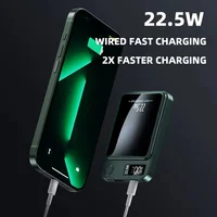 5000 mAh magnetic wireless mobile power, 22.5W/PD20W fast charging for iPhone15Pro Max/14pro/13/12/Android phones 2