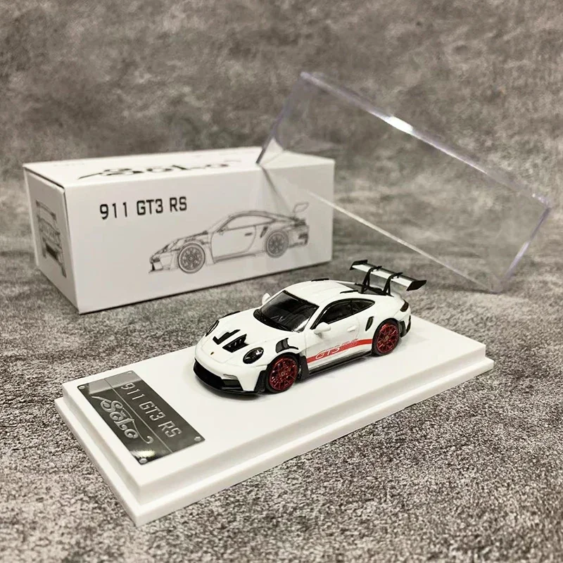 

Solo 1:64 модель автомобиля 992 GT3 RS литой спортивный автомобиль-белый