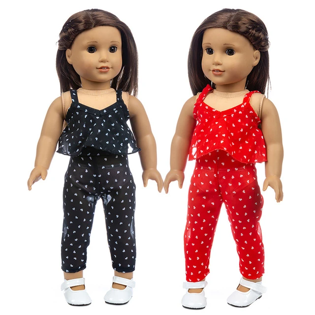 Arte Enredo codicioso Nuevos tirantes aptos para muñecas American Girl, ropa para muñecas de 18  pulgadas, regalo de Navidad para niñas _ - AliExpress Mobile