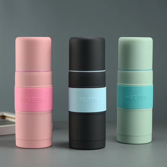 Tasse isolée sous vide en acier inoxydable, tasse à thé mate avec paille, 700/500ml, cadeau pour ami 4