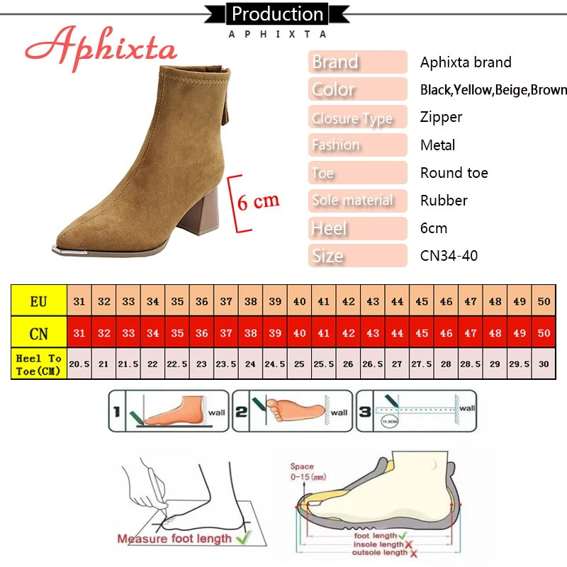 Aphixta Suede Upper Fringe Dec Women Ankle Boots 10cm High Heels Platform Woman Shoes Chunky Heel Lace Up Fashion Ladies Shoes