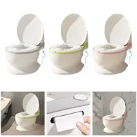 Toilet Training Potty Includes Cleaning Brush Kids Potty Chair for Infants 2