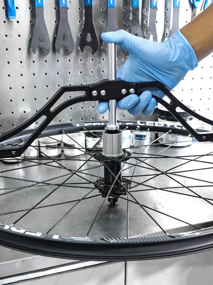 LEBYCLE Bicycle Wheel Alignment Gauge Bike Flower Drum Circle