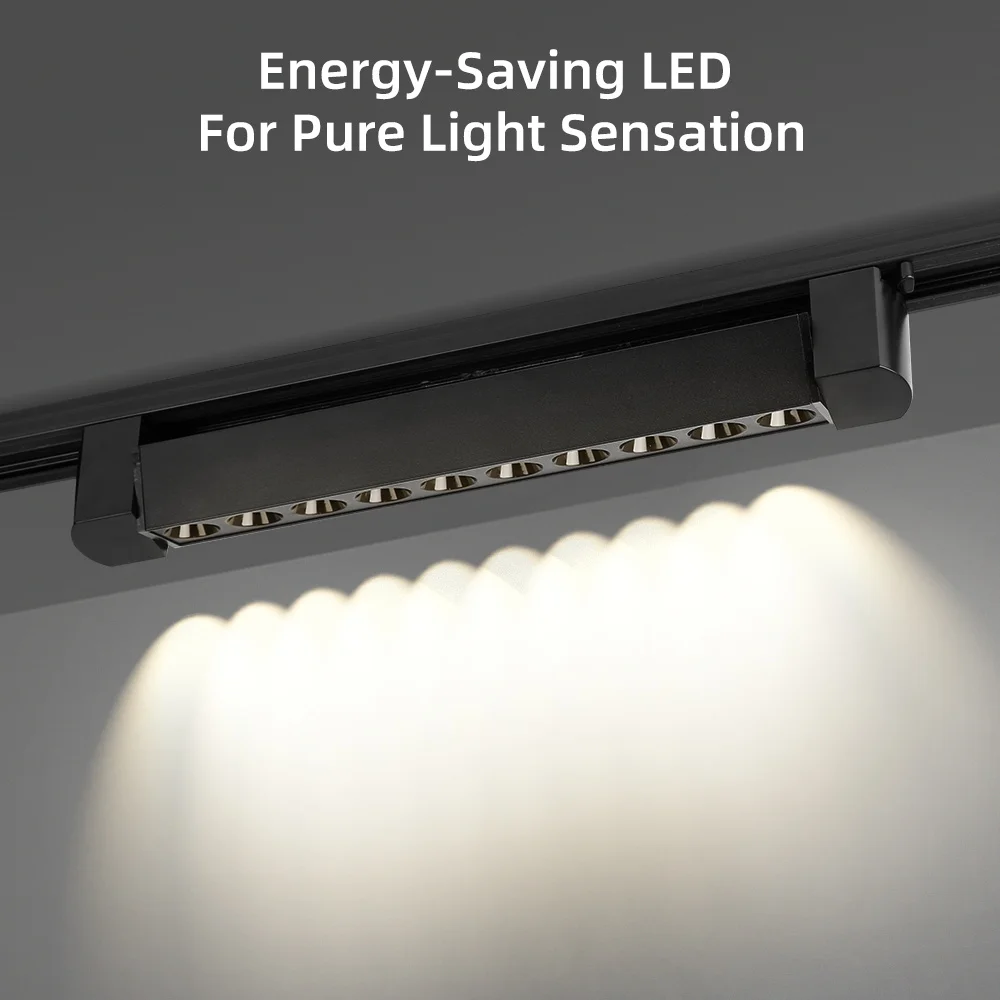 Full Set Spot Led Track Light 110V 220V Hanging Ceiling Lighting Rail Led Spotlight for Living Room Decor Bedroom Lamp Led Track 3