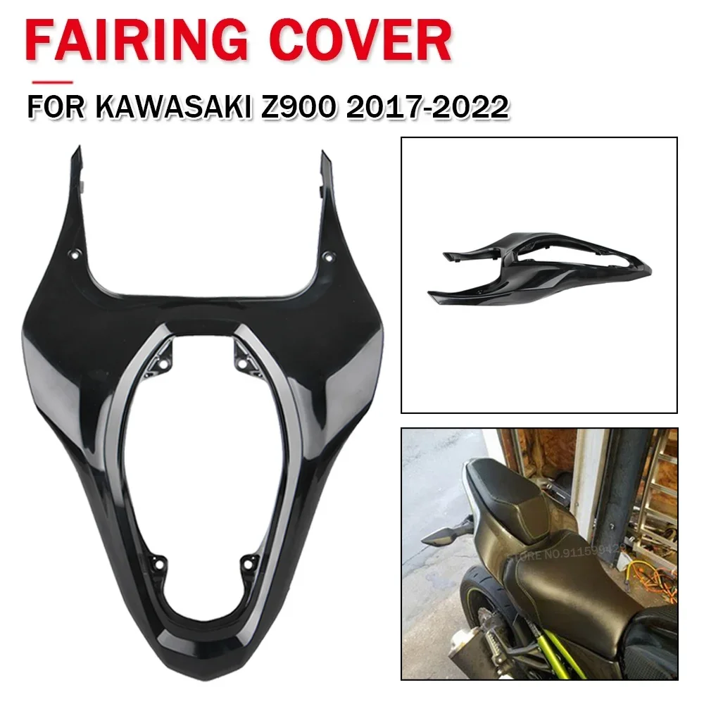 Motorcycle Upper Rear Passenger Seat Fairing Cover Duck ABS Plastic Tail Panel For Kawasaki Z900