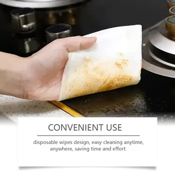 Nuove Salviette per Cucina per Rimuovere Olio e Sporco, Salviette Umidificate Monouso Speciali per Pulizia Domestica e Cappa, Salviette Facciali Usa e Getta