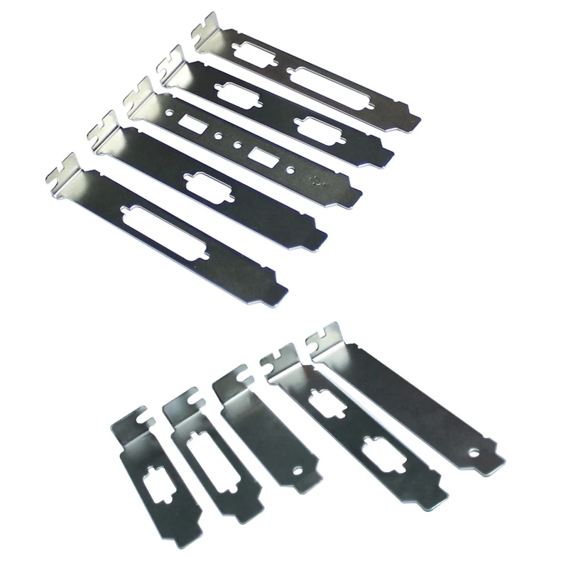 

Низко- или высокопрофильный кронштейн Лицевая панель DB9 DVI Порт перегородки VGA Половинная/полная высота