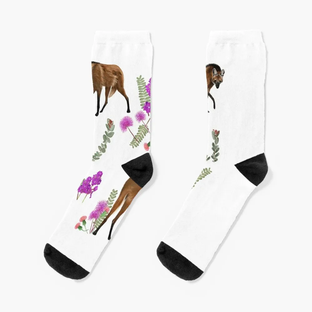 Maned wolves Socks Women'S Compression Sock