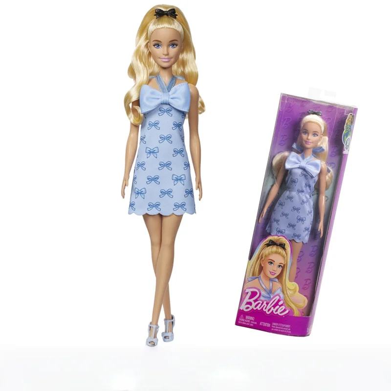 Hot Authentic Barbie Dolls Barbie Fashionistas 80th Anniversary Commemorative Doll Girls Holiday Surprise Gifts Fashion Toys - Bilde 5