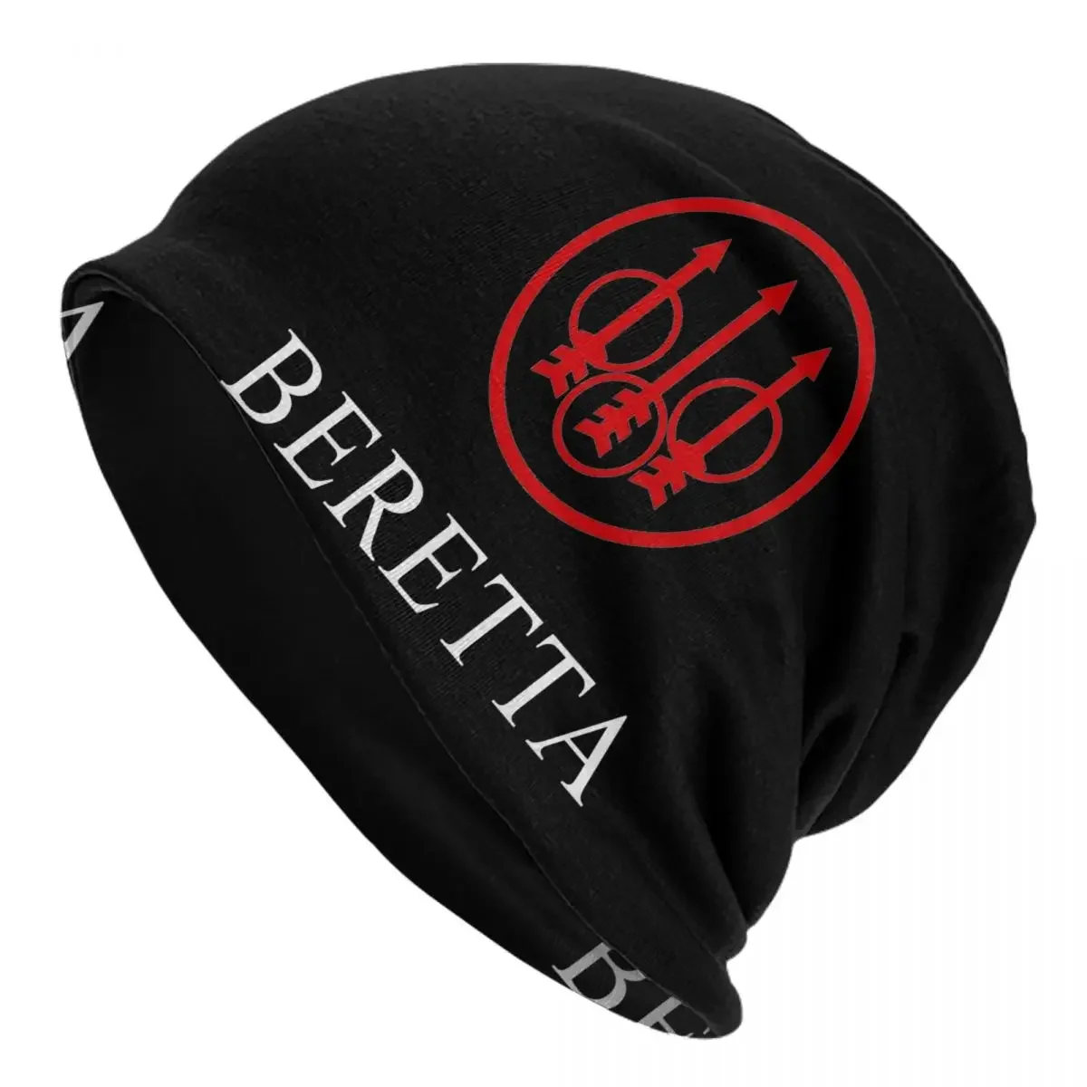 

Berettas Firearms Bonnet Hat Winter Ski Skullies Beanies Hat Gun Logo for Men Women Knitting Hats Summer Head Wrap Caps