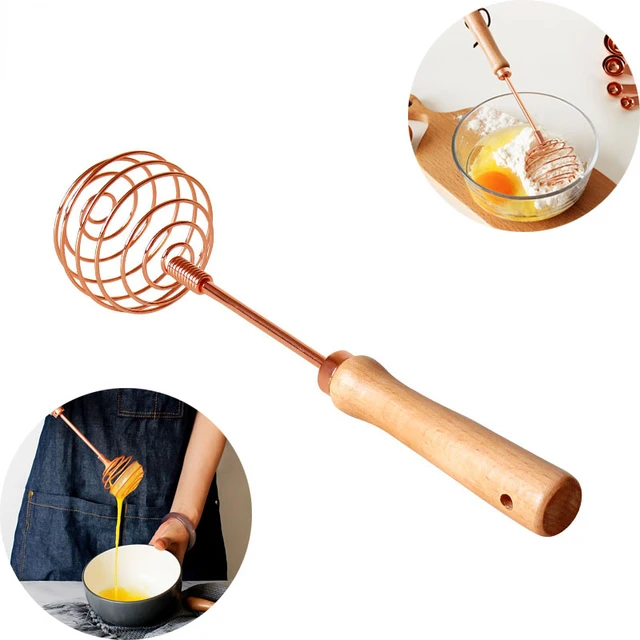 Semi Automatic Whiskers Beater Hand Whisker Stirrer Egg Whisker Coffee