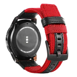 Nylon Outdoor Strap in 20mm & 22mm Sizes - Versatile Replacement Band for 20mm (Red)