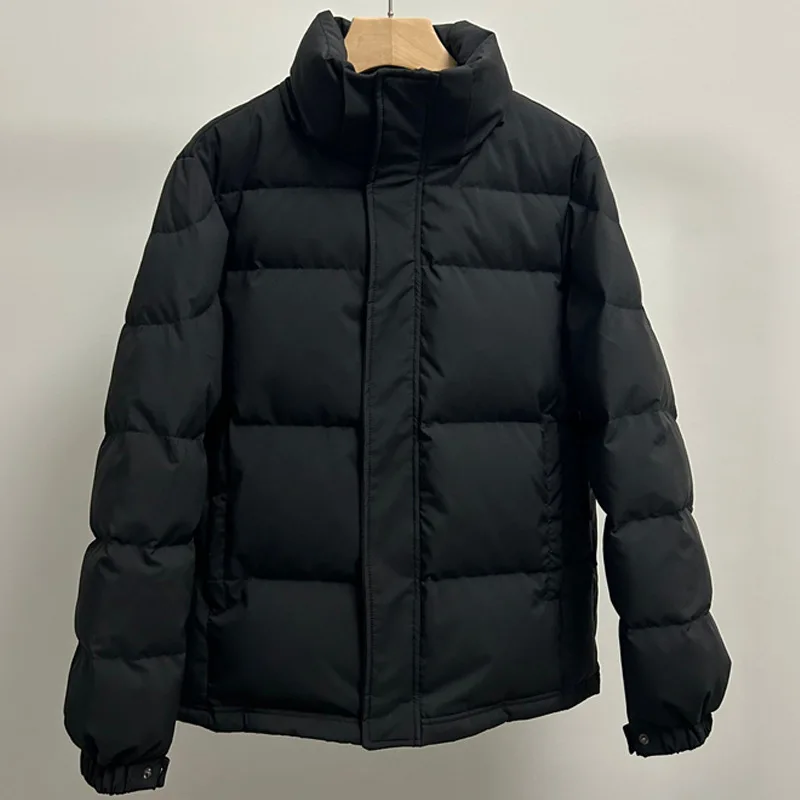 Loose Down Jacket Hooded Hairless Collar Thickened Winter Insulation Jacket Suitable for Both Men and Women