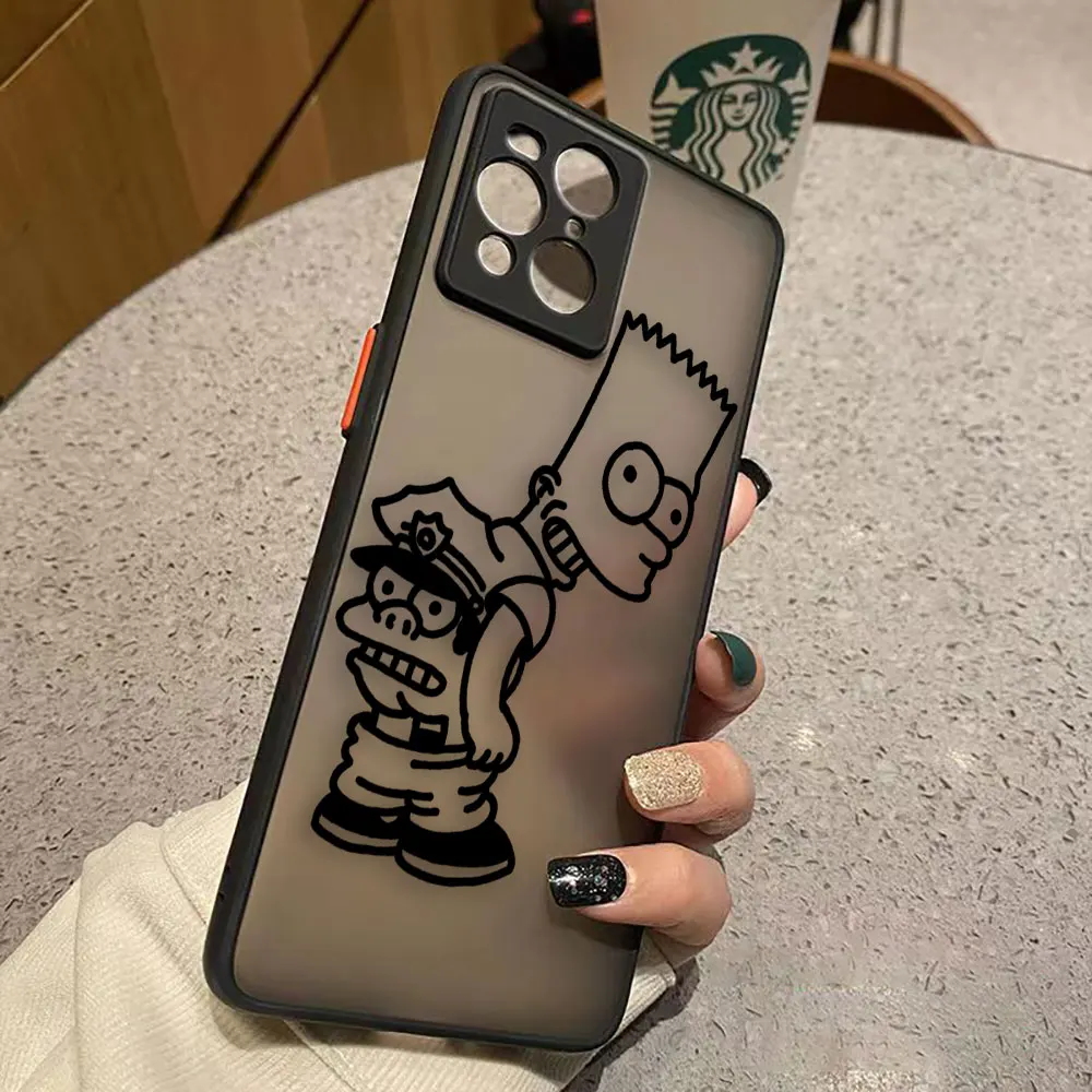 thumbnail image 1 of Funda mate para OPPO Realme 10 9 9I 8 8I 7 7I 6 5 3 FIND X3 X4 PRO 4G 5G Funda Coque Capa Funda película The S-Simpsons-S, 1 of 5