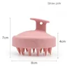 Silicone Shampoo Brush Head Scalp Massage Comb Hair Washing Comb Body Massage Brush Bath Shower Brush Salon Hairdressing Tool 6