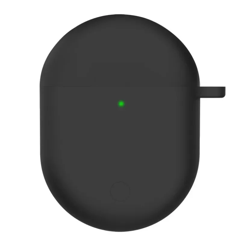 Premium PU Leather Protective Case for Wireless Earbuds - Elegant Storage Bag with Convenient Hook Attachment