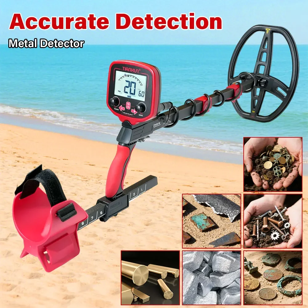 Metal Detector TX-850L Gold Metal Detector High Performance Underground Finder Treasure Hunter