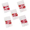 Snap Hair Clips 3D Strawberry Hairpins Lovely Barrettes Fruit Resin Side Clip