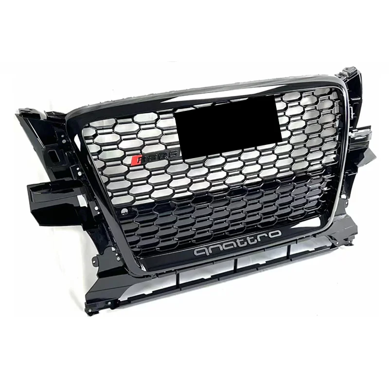 DECHO Front Bumper Grill Mask Radiator Grille Medium net For AUDI Q5 2008 2009 2010 2011 2012 Racing Grills AUTO GRILLE