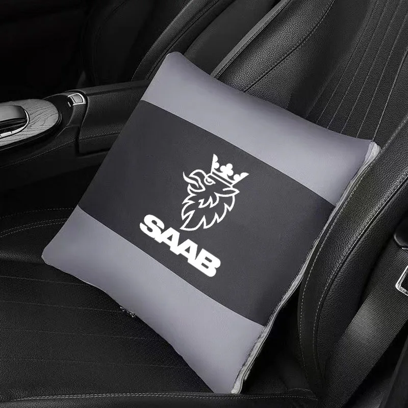 

Car Interior Pillow Cushion Quilt Logo Pillow For SAAB SCANIA 95 93 900 9-7 600 97X Turbo X Monster 9-2X GT750 Car Accessories