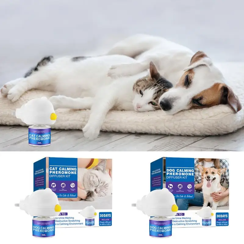 Calming Diffuser Comfort Natural Pheromone Diffuser Calming Pheromone Long Lasting For Cats, Dogs, Serenity