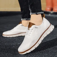 Nouvelles chaussures décontractées pour hommes de grande taille - Chaussures de sport respirantes en maille Fly-Weave, légères et antidérapantes pour hommes 6