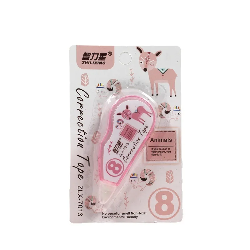 Cute Kawaii Cartoom Animals Correction Tape 1 Piece Stationery Office School Supplies Christmas Gifts