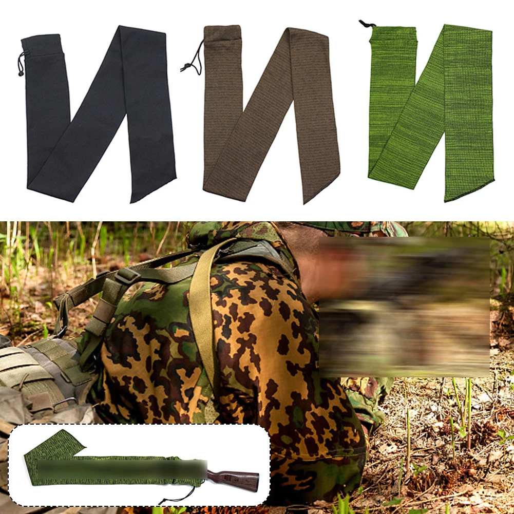 1Pc 54/36Inch Gun Sock Outdoor Hunting Knitted Holster Dust Cover Hunting Gun Storage Bag Hunting Knitted Holster