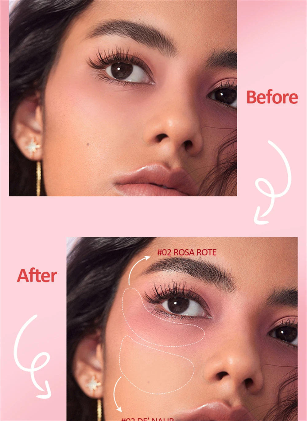 Face Repairing Palette Contour Blush Matte Highlighter 3d Shadow_voghion.com