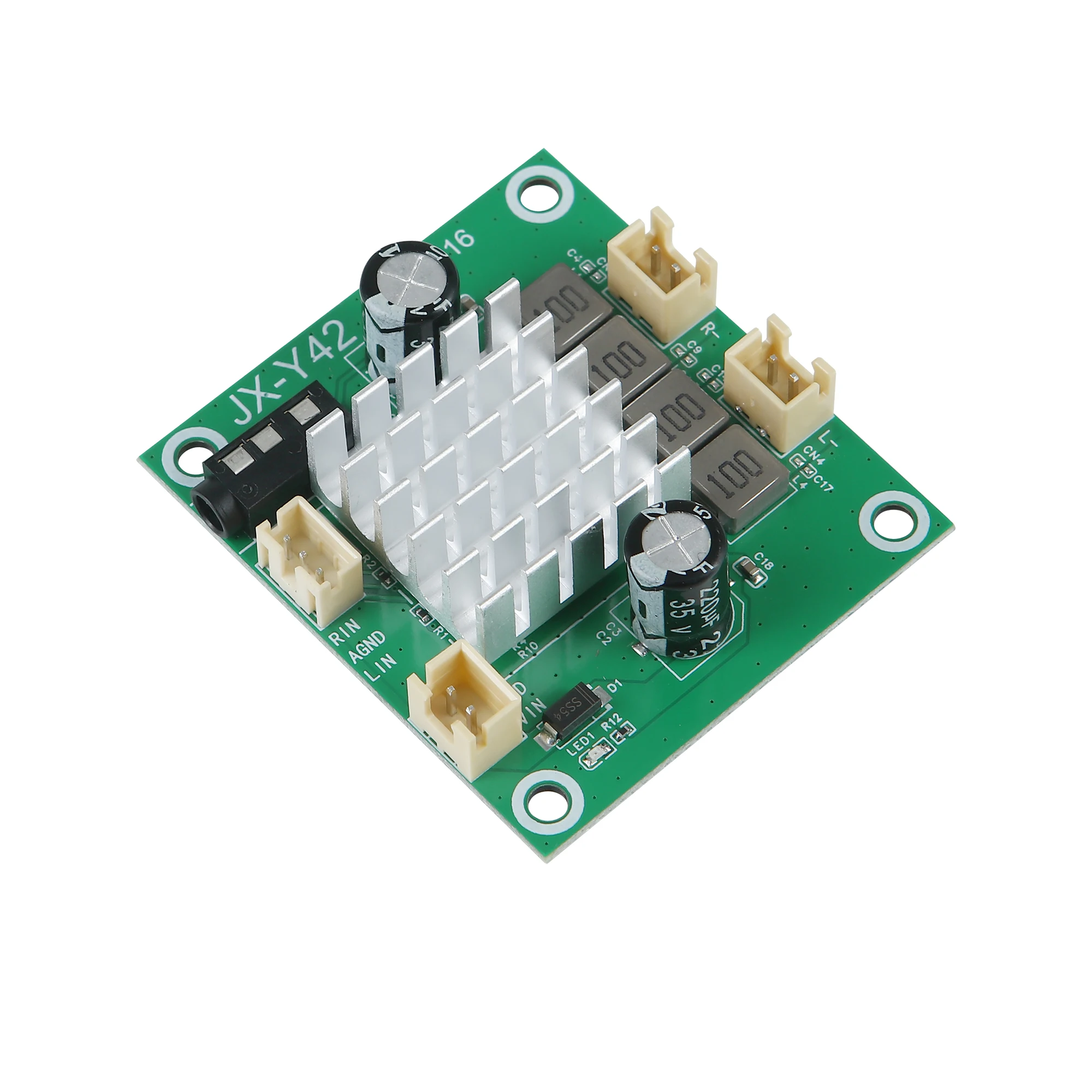 ARUIMEI 100W 2.0 Channel Digital Stereo Class D Audio Power Amplifier Board DIY 50W + 50W Amplificador Sound Board DC 8-26V 4A