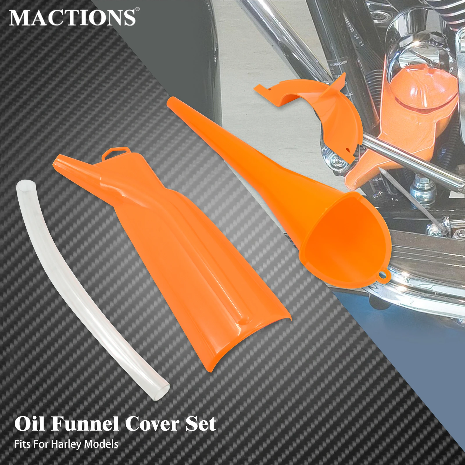 

Oil Fill Funnel+Filter Funnel Cover Motorcycle Gasoline Oil Funnel+Primary Case Oil Fill For Harley Touring FLHR Dyna FXDL XL883