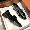 Shoes Woman Flats Casual Female Sneakers Oxfords Fringe Clogs Platform Pointed Toe Loafers With Fur Dress Leather Winter Tassel 2