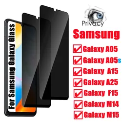 Ultra Privacy Anti - Spy Tempered Glass Screen Protector - 4 piece (For Galaxy F15 5G)
