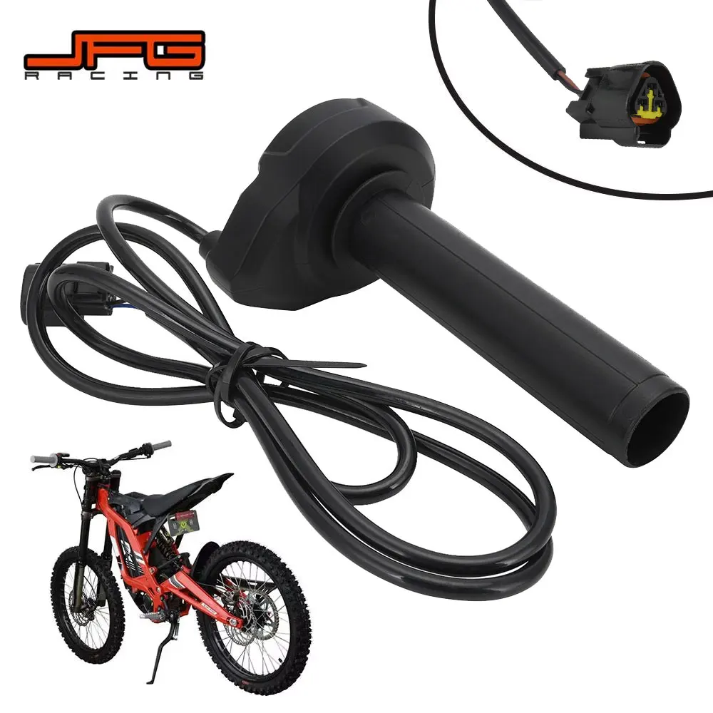 Carbon Fiber Throttle Turn Grip Handlebar Accelerated For Surron X/S Lightbee Electric Dirt Bike E-bike Motorcycles Parts