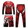 New Jiu Jitsu T-shirt For Kid MMA Shorts Bjj Rashguard Kids 4pcs/set Boy Boxe kickboxing Mma Compression Clothing Children Suit 3