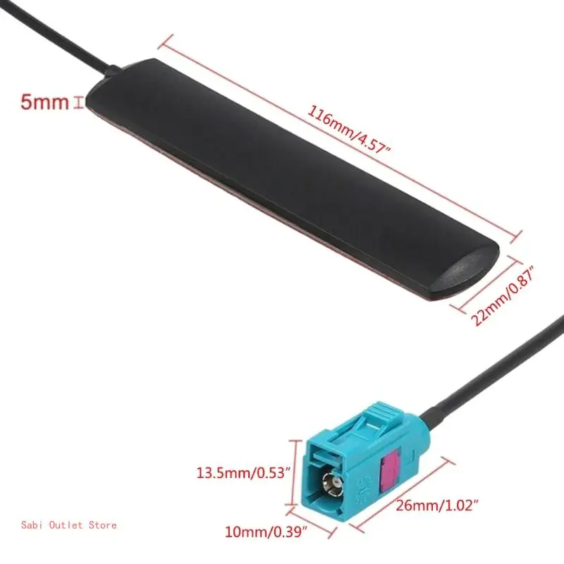 자동차 스테레오 라디오 신호 안테나 교체 액세서리 자동차 WiFi GSM-3G 안테나 FAKRA