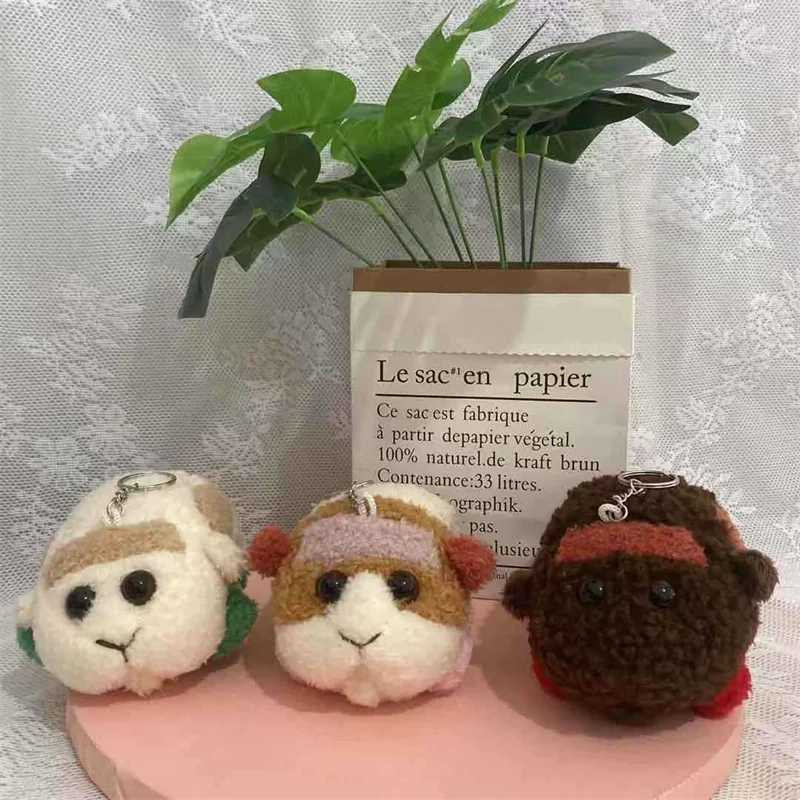 Cute PUI PUI Plush Toy Bag Pendant Japan Anime Guinea Pig Stuffed Animal Plushie Figure Soft Keychain Doll Keyring Birthday Gift plush toy,plush doll,plush keychain,key chain