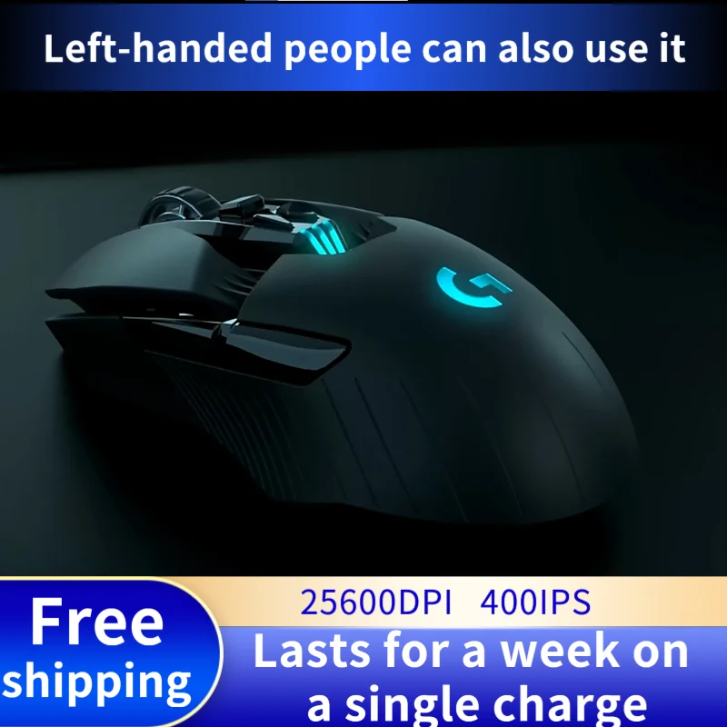 로지텍 G903 LIGHTSPEED 무선 게이밍 마우스, 180시간 긴 배터리 수명, 액세서리