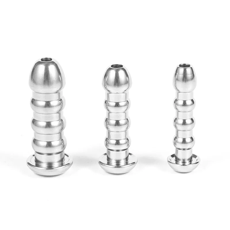 New Hollow Stainless Steel Urethral Sound Dilator Penis Plug Insert Stimulation Catheter Beads Male Masturbator Sex Toys For Men
