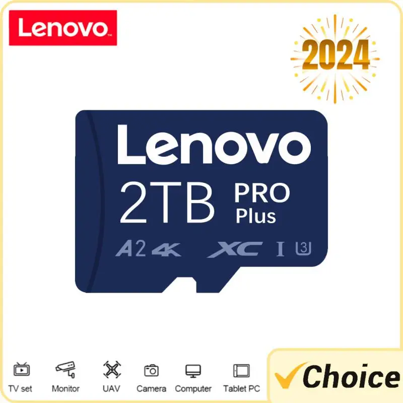 Lenovo 2Tb Sd Memory Card 128Gb Sd/Tf Flash Card Mini Sd Card Uhs-1 Flash Memory Card Con Adattatore Sd Gratuito Per Nintendo Switch