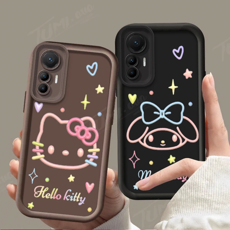 

Sanrio Hello Kitty Mymelody Phone Case for Xiaomi POCO X6 X5 X4 GT F3 F4 F5 M6 Pro X3 NFC Mi 13T 12T 11T 13 12 11 Lite 5G NE