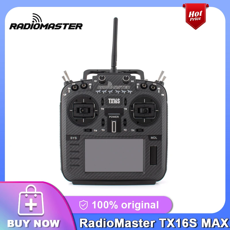 Новый RadioMaster TX16S MKII MAX FCC LBT V4.0 Подвесы для зала Система радиоуправления ExpressLRS или мультипротокольная система 4 в 1