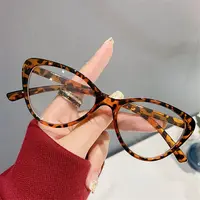 Lunettes Anti-rayons bleus pour femmes, mode œil de chat, lunettes d'ordinateur, grande monture, soins de la Vision, blocage de la lumière bleue 2