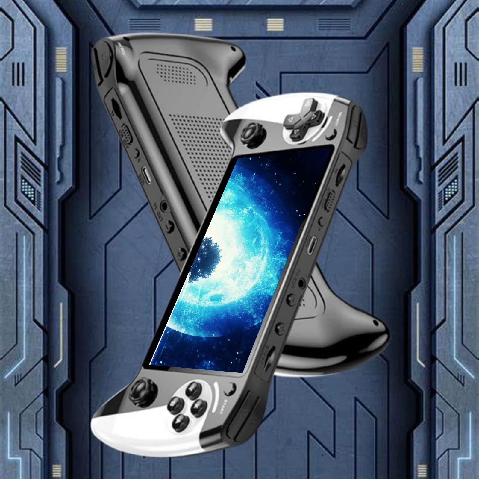 Handheld Game Console 5.5 Inch Screen Retro Handheld Video Game Console with 20000+ Games Game Player for Kids and Adults - 3